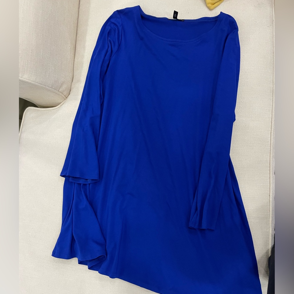 Eileen fisher blue blouse